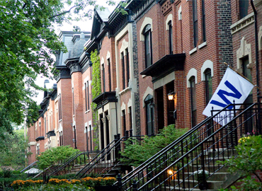 Neighborhood in Central Chicago, Illinois